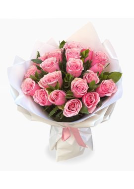 19'lu Pembe Gül Buketi
